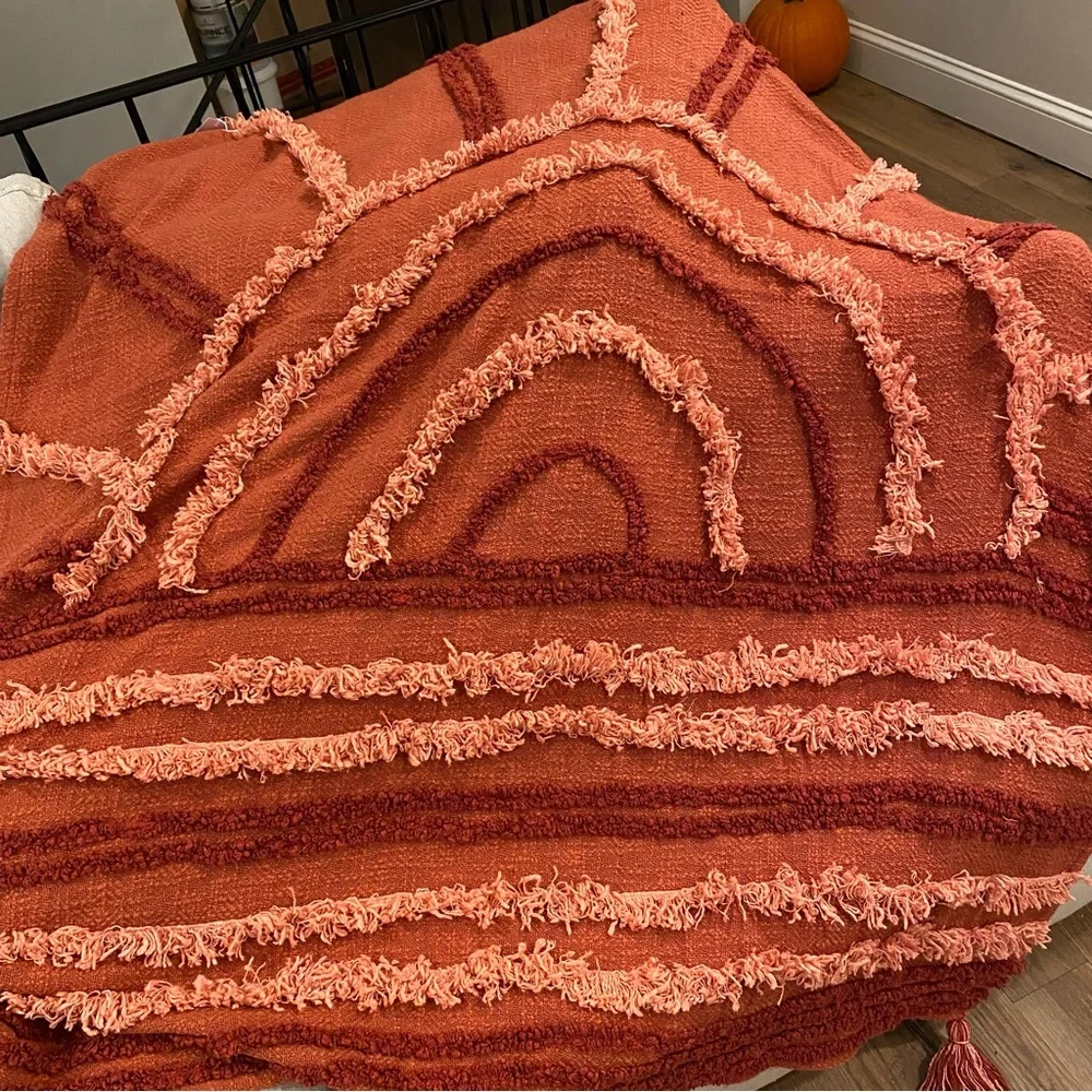 Urban Outfitter NWT Boho JETE Home Throw Blanket - Picture 6 of 10
